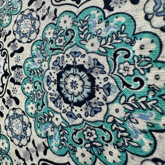 LOFT | Medallion Ruffle Wrap Skirt - Picture 10 of 14